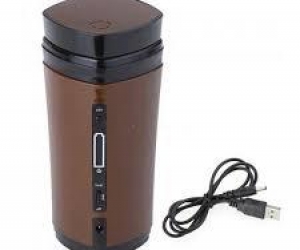 USB Coffee Cup Rechargeable Powered Coffee Mug Warmer Automatic Stirring