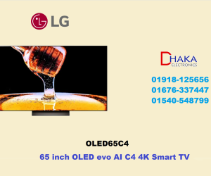 LG 65 inch C4 OLED65C4 Evo OLED 4K AI Smart TV
