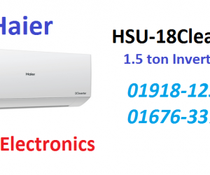 1.5 Ton Haier INVERTER SPLIT AC HSU18CleanCool