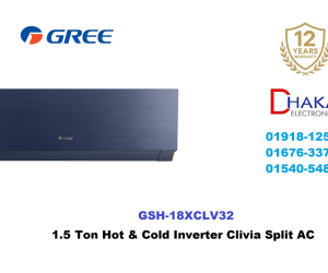 Gree 1.5 Ton Hot & Cold  Inverter Air Conditioner GSH18XCLV32