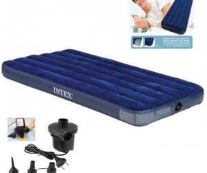 intex Single Air Bed  Free Pumper