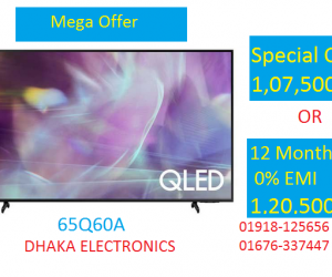 Samsung 65 Inch QLED 4K Smart TV (65Q60A)