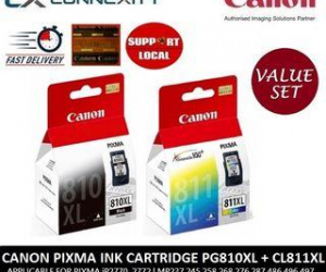 New Canon 810 XL & 811 XL Original Ink Set Cartridge 