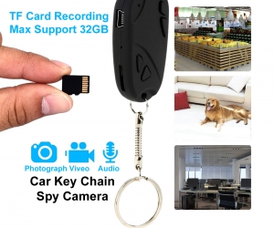 Car Key Ring Camera Video with Voice Recorder 