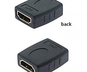 HDMI Female to Female Coupler Adapter  Black