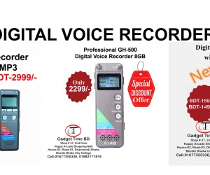 Digital Voice Recorder USB with MP3 8GB