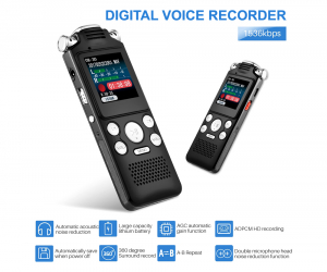 Digital Voice Recorder Color Display