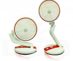 LR 2018 New USB Rechargeable Fan With LED Light