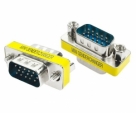 VGA-SVGA-Male-to-Male-Mini-Gender-Changer-Coupler-Adapter---Silver