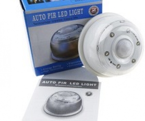 6 LED Wireless LED Infrared PIR Auto Sensor Motion Detector Battery Powered Door Wall Home Lighting Lamp