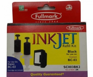 Fullmark Black Inkjet Refill Kit HPCANON PRINTER SUPPORT