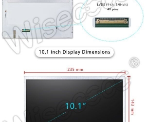 New Replacment new 10.1 INCH display notebook  LCD Screen 