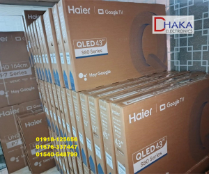43″ (H43S80EUX ) QLED 4K Android Google TV Haier