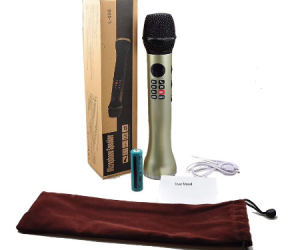 L598 Wireless Microphone Handheld Karaoke Bluetooth Speaker