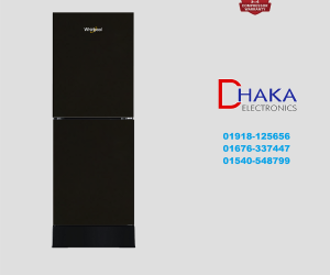 Whirlpool 278L FreshMagic Pro Crystal Black Refrigerator