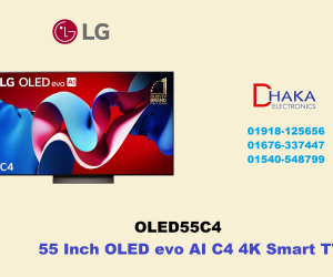 LG 55 inch C4 Evo OLED 4K AI Smart TV