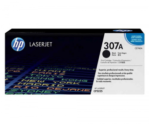 HP 307A Black Original Toner Cartridge, CE740A