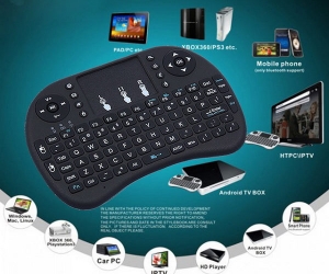 i8 Wireless Mini Keyboard with Touchpad for TV Box, PC, Pad
