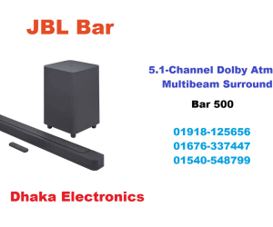 JBL Bar 500 Dolby Atmos 5.1 Soundbar
