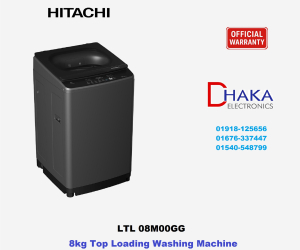 Hitachi LTL 08M00GG Top Load Washing Machine  8 KG
