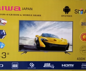 AIWA 43” Smart LED TV (1GB RAM+8GB ROM)