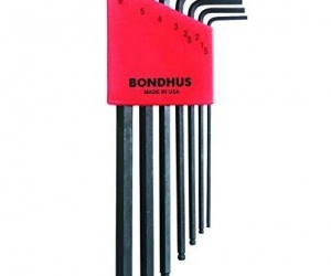 Bondhus BLX7M 10992 Set of 7 Balldriver« Lwrenches, sizes 1.56mmBlack