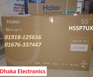 55 inch Haier H55P7UX HQLED 4K SMART GOOGLE TV Official
