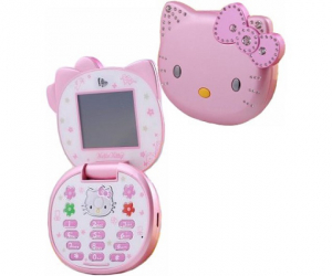 Hello kitty Taiml K688 Mini Folding Mobile Phone