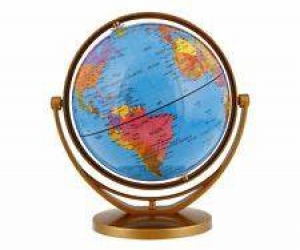 Fascinating Self Revolving Rotating Color Changing LED Earth Globe. Magical Spinning Globe Planet
