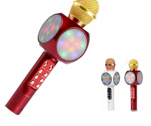 WS1816 Bluetooth Karaoke Microphone With LED Light