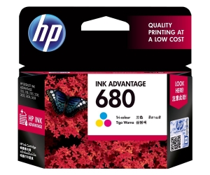 HP 680 Tricolor Original Ink Advantage Cartridge
