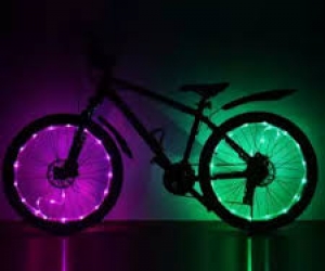EW Style Colorful Bicycle Light Cycling Wheel Spoke Light Waterproof Drop Shipping Bike Accessories Coolful 2.2m Bicycle Light