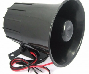 DC 12V loud siren Horn security alarm systemsBlack