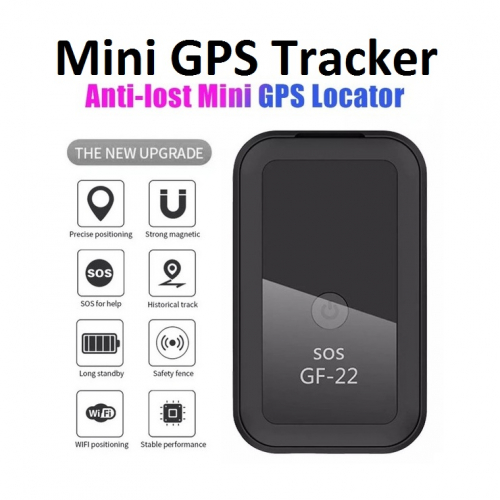 GF22 Magnetic GSM Mini GPS Tracker - Real-Time Tracking For Car - 500mAh Battery