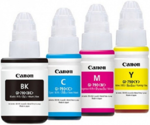 Canon Pixma Series Original 790 (B/M/C/Y) Ink Bottle Set