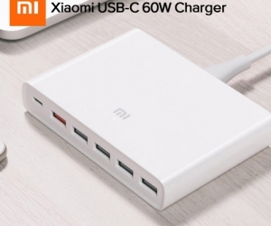 Xiaomi Mi USBC 60W Charger TypeC 6 Ports Output Dual QC 3.0 Quick Charger