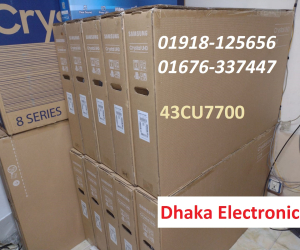 43 inch SAMSUNG CU7700 CRYSTAL UHD 4K SMART TV
