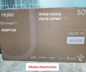Haier H50P7UX 50 inch HQLED 4K Google TV Price BD Official