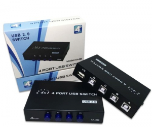 China USB 2.0 Switch 4 Port USB Switch Model 1A4B