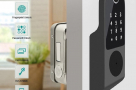 Smart-Door-Lock-System-Tuya-Mobile-APP--Fingerprint--Password--Card