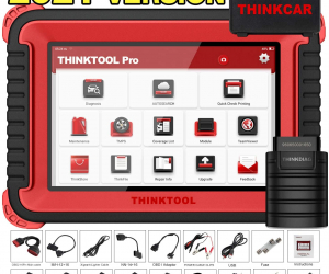 Thinkcar Thinktool Pros BiDirectional Scanner Full Systems Diagnostic Scan Tool, 31+ Reset Functions, Key Matching, ECU Coding,AutoAuth for FCA SGW, ADAS Calibration 2 Years Update
