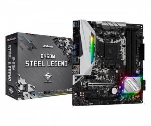 Asrock B450M Steel Legend AMD Motherboard