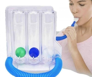  Respiratory Exerciser Breathing Trainer Three Ball Lung Capacity Training Instrument Lung Function Rehabilitation
