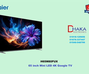 Haier 65 inch H65M80FUX Mini LED 4K Google TV Official