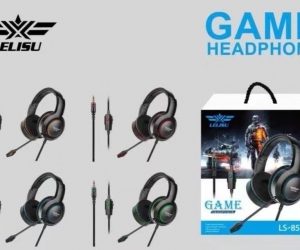 Lelisu LS851 Gaming Headset Earphone Wired Gamer Headphone 