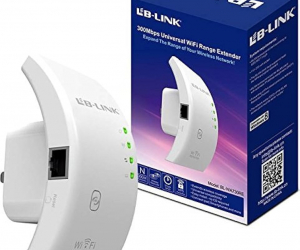 LBLINK Universal WiFi High Range Extender Repeater Router (White) 