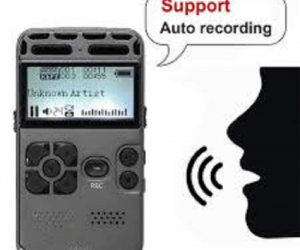 8GB Rechargeable LCD Digital Audio Sound Voice Recorder