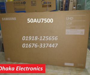 SAMSUNG 50 inch AU7500 CRYSTAL UHD 4K VOICE CONTROL TV