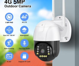 V380 4G Waterproof 5MP IP Camera