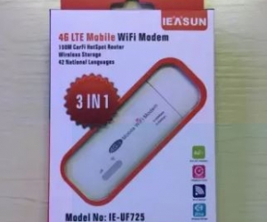3G 4G LTE FDD TDD Wifi Car Router Modem With SIM Card Slot White